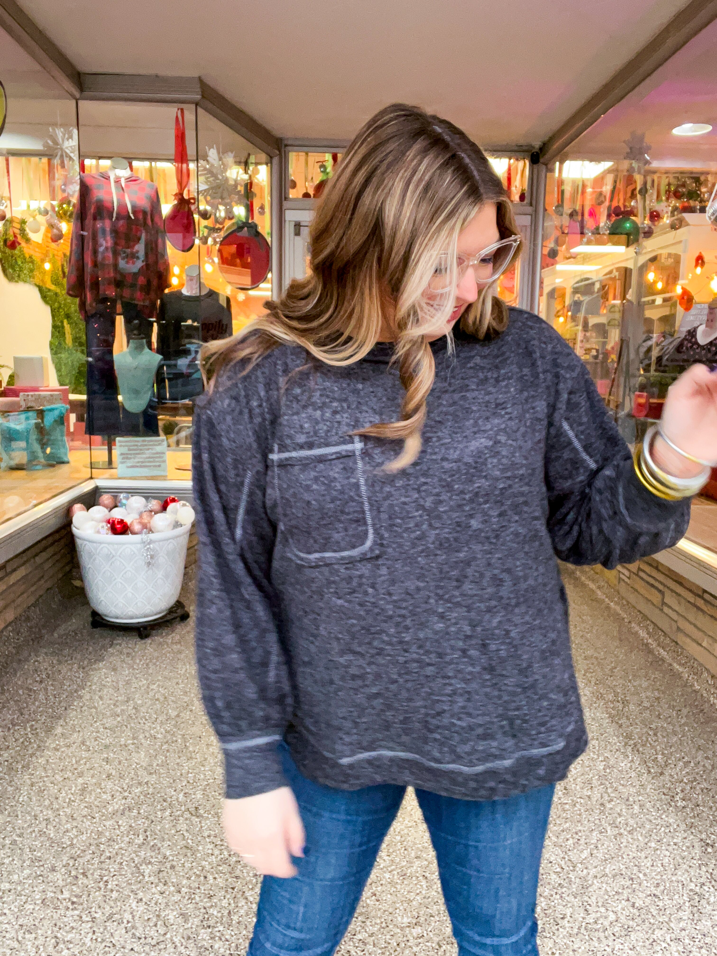 Cider Mill Sweater in Black