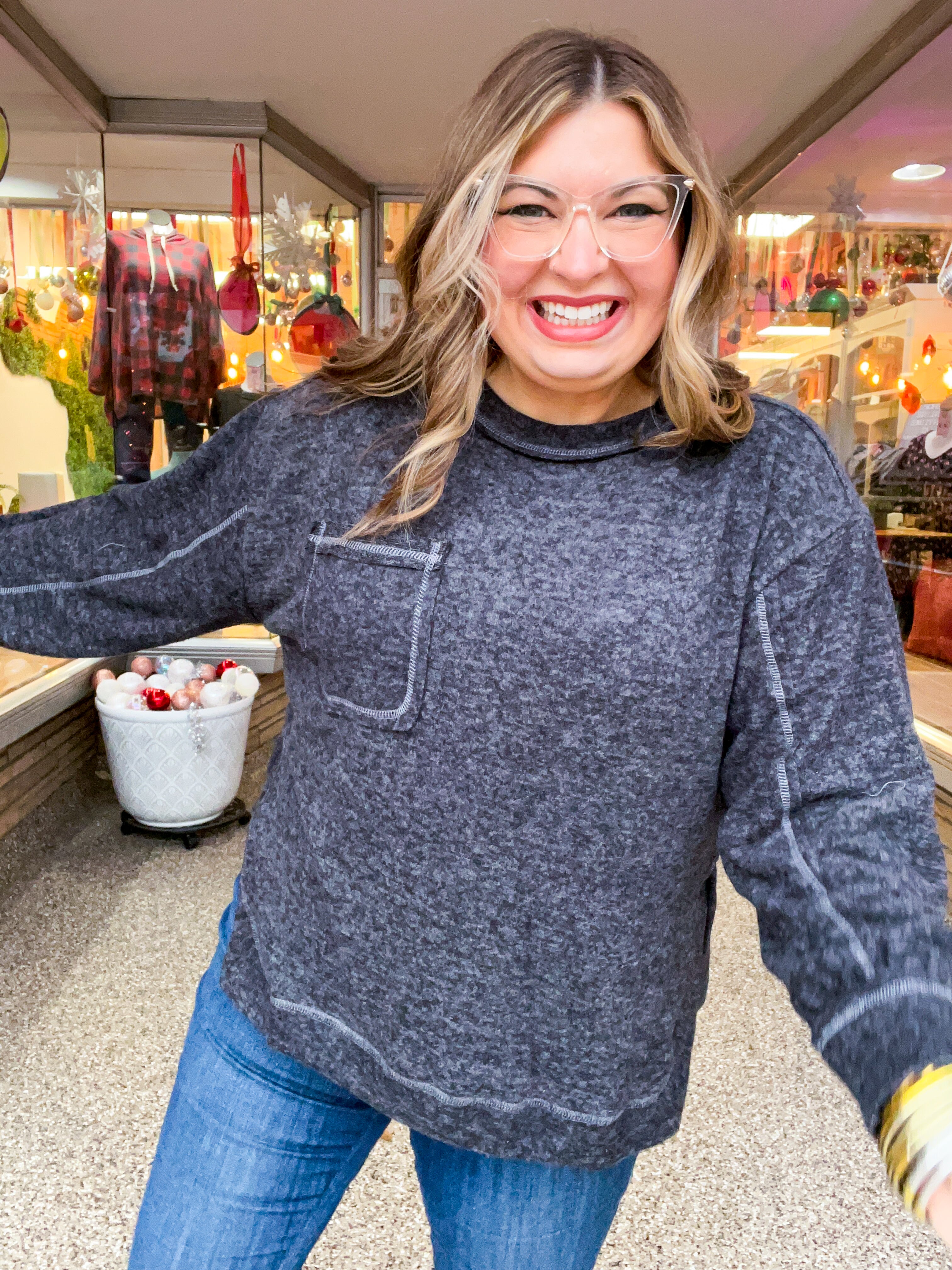 Cider Mill Sweater in Black