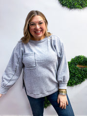 Cider Mill Sweater in Heather Grey