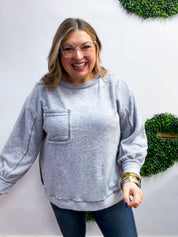 Cider Mill Sweater in Heather Grey