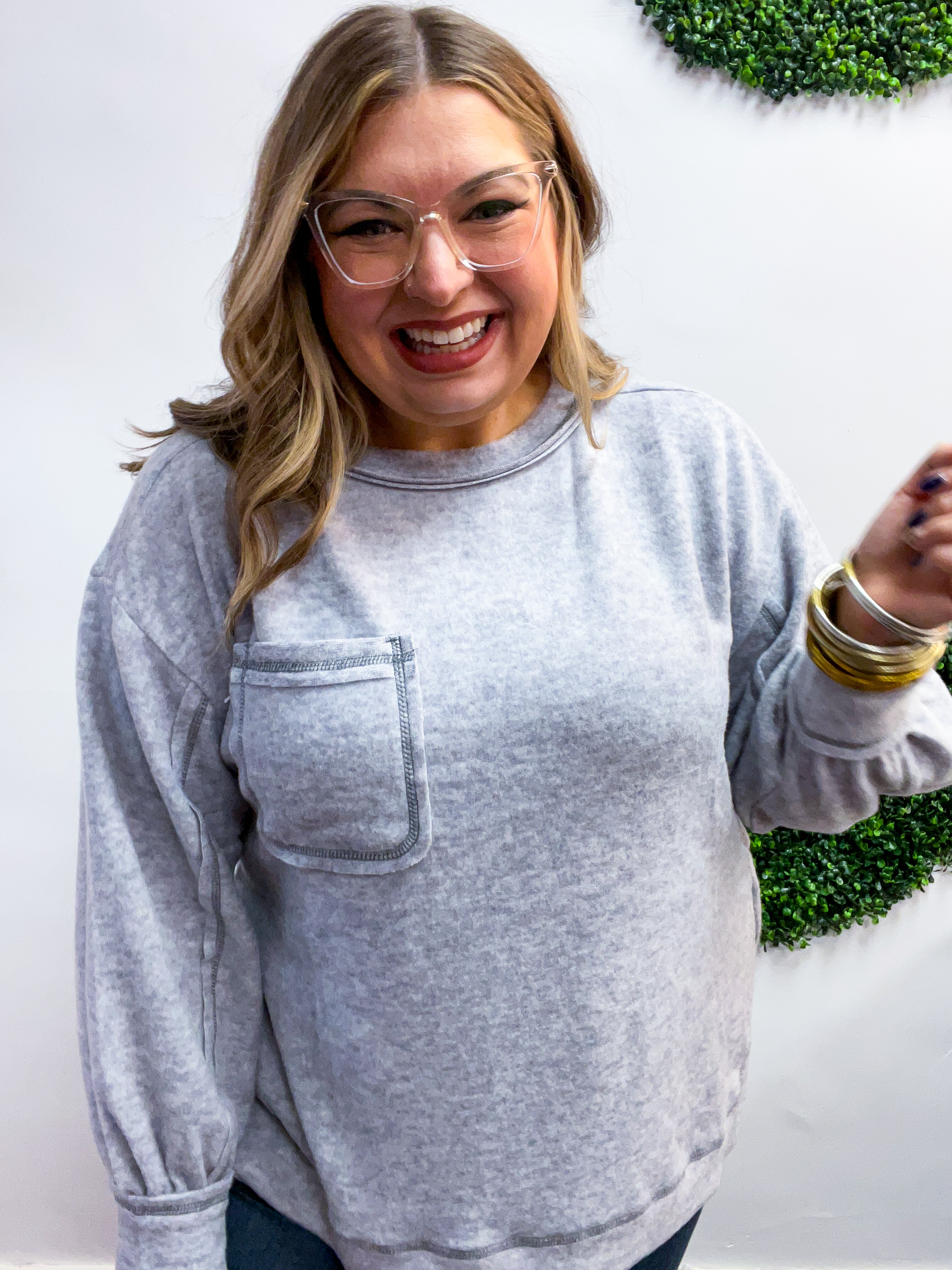 Cider Mill Sweater in Heather Grey