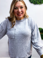 Cider Mill Sweater in Heather Grey