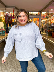 Cider Mill Sweater in Heather Grey