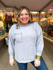 Cider Mill Sweater in Heather Grey