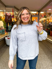 Cider Mill Sweater in Heather Grey