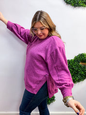 Cider Mill Sweater in Light Plum