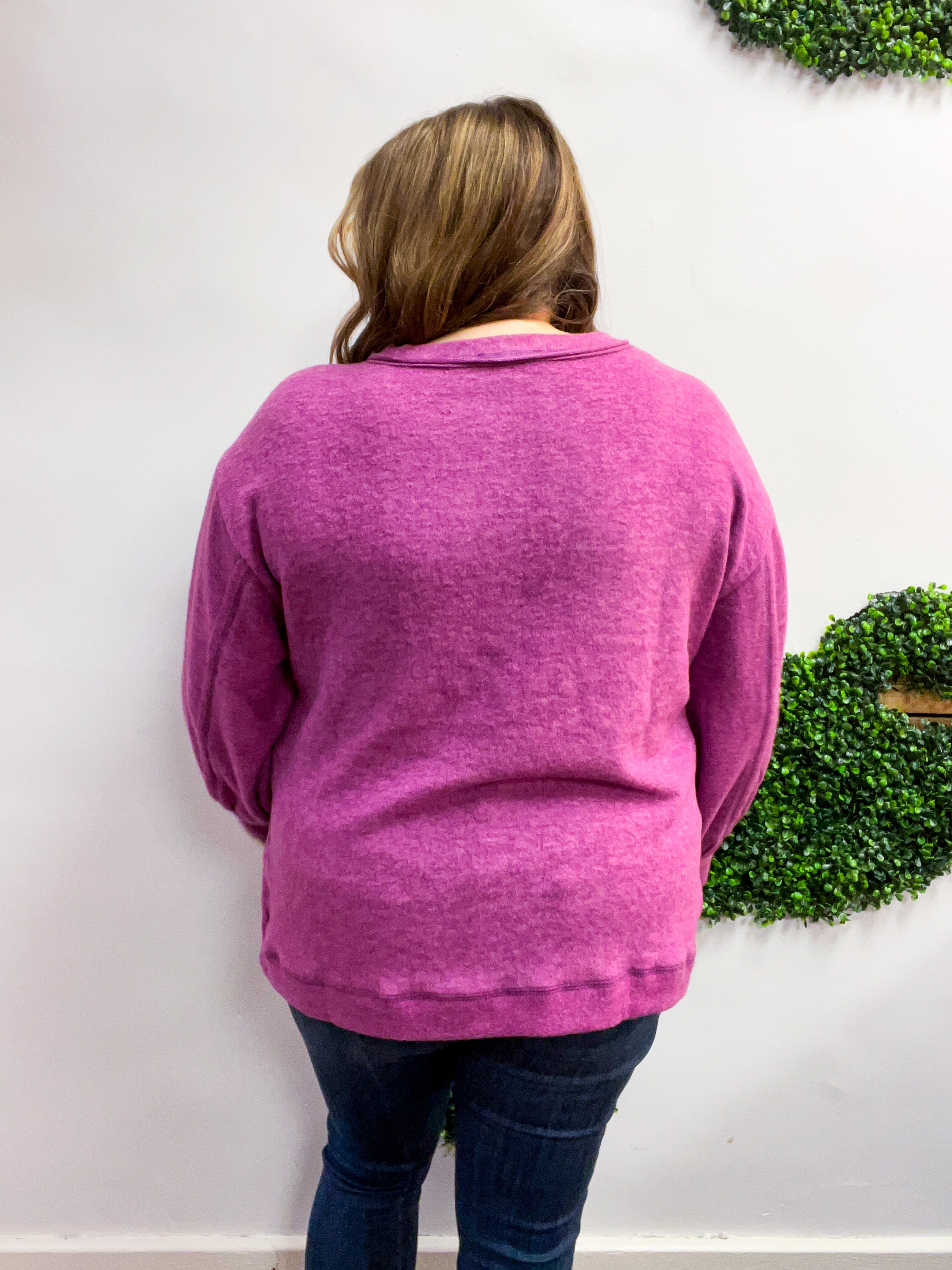 Cider Mill Sweater in Light Plum