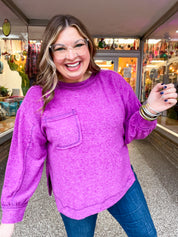 Cider Mill Sweater in Light Plum