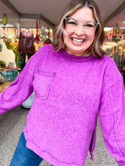 Cider Mill Sweater in Light Plum