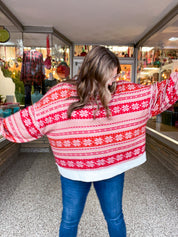 Frosted Fair Isle Top