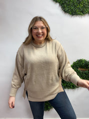 Warm Wishes Pullover in Ash Mocha