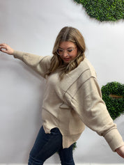 Warm Wishes Pullover in Ash Mocha