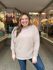 Warm Wishes Pullover in Ash Mocha