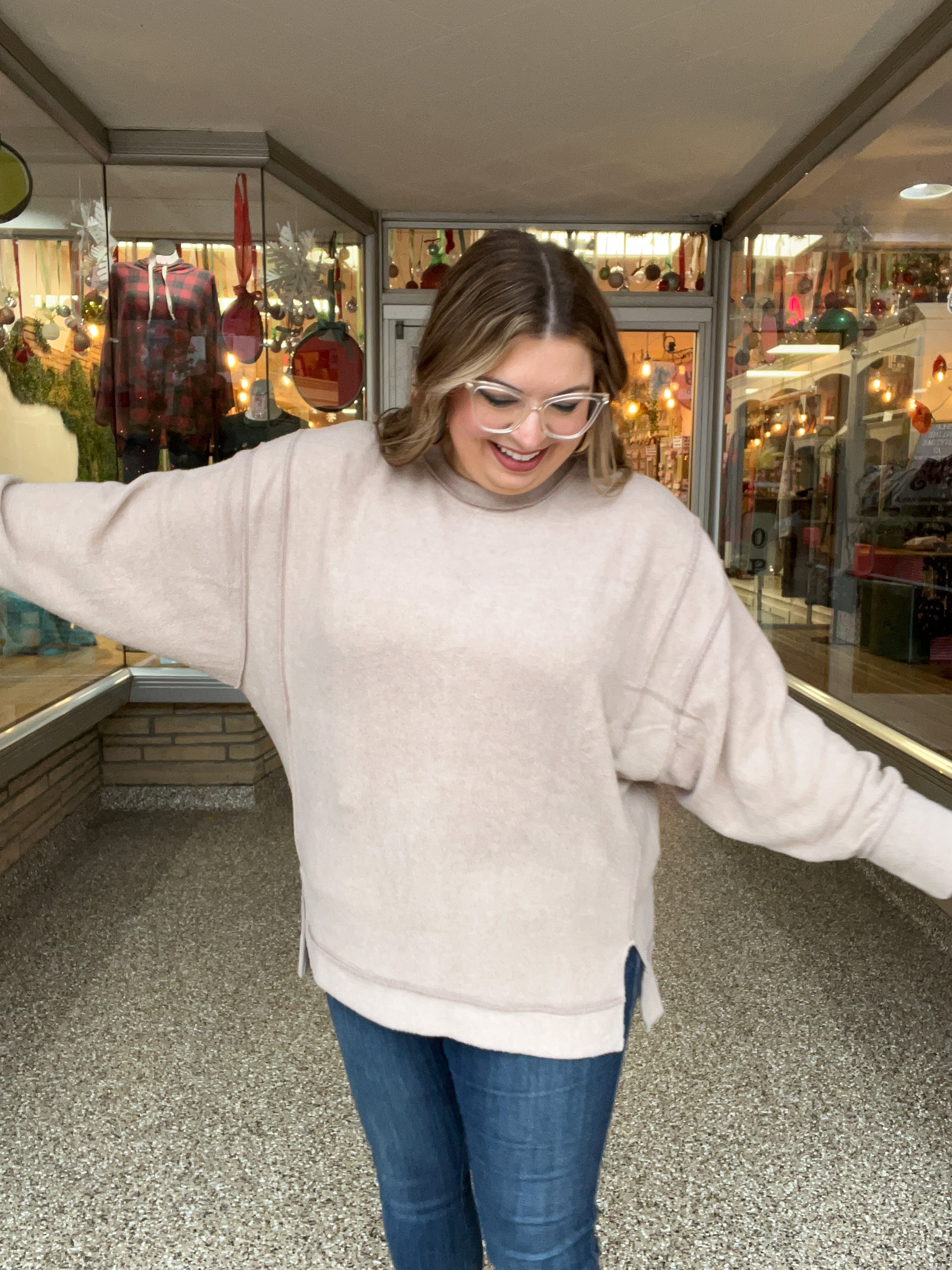 Warm Wishes Pullover in Ash Mocha