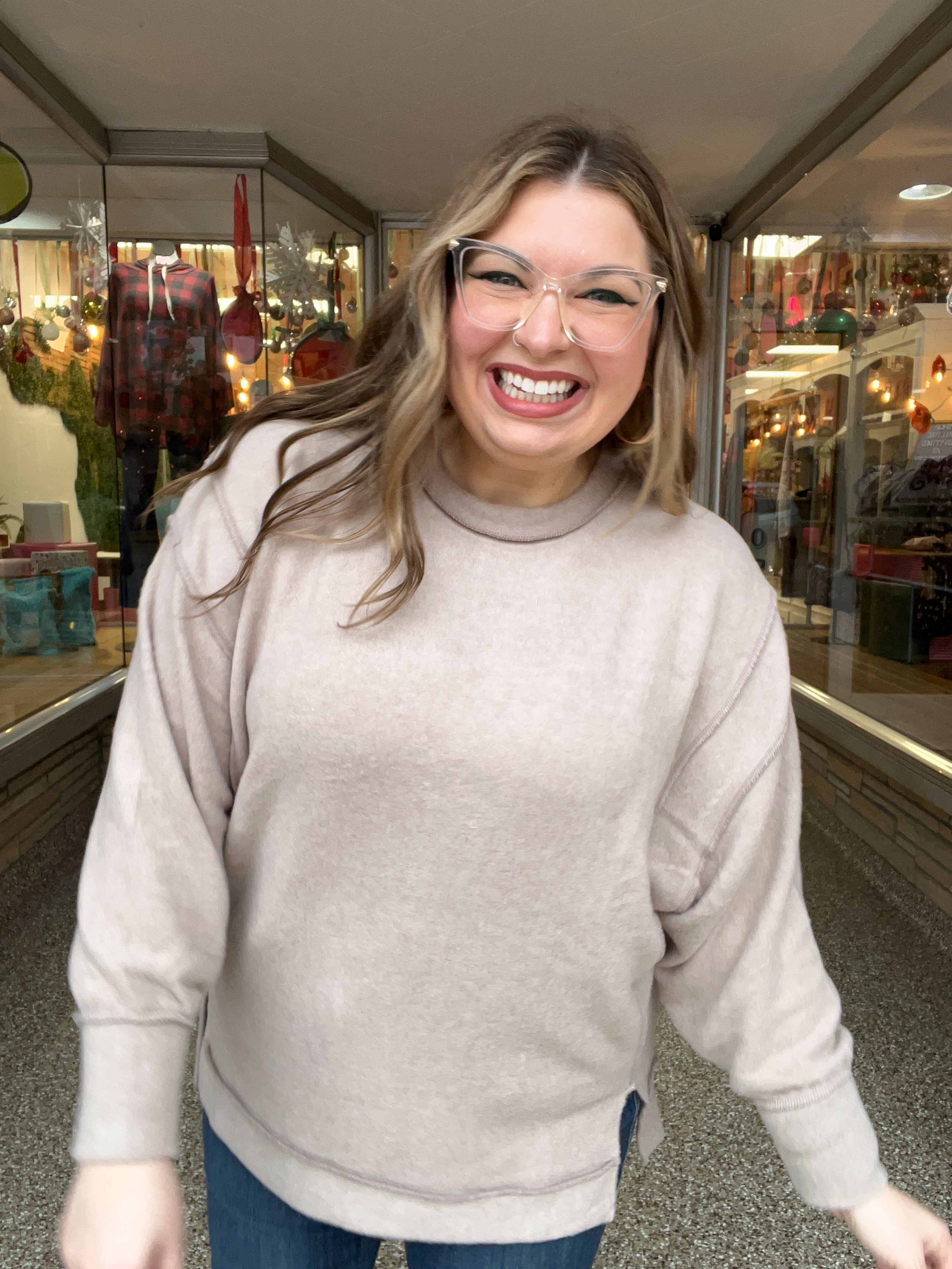 Warm Wishes Pullover in Ash Mocha