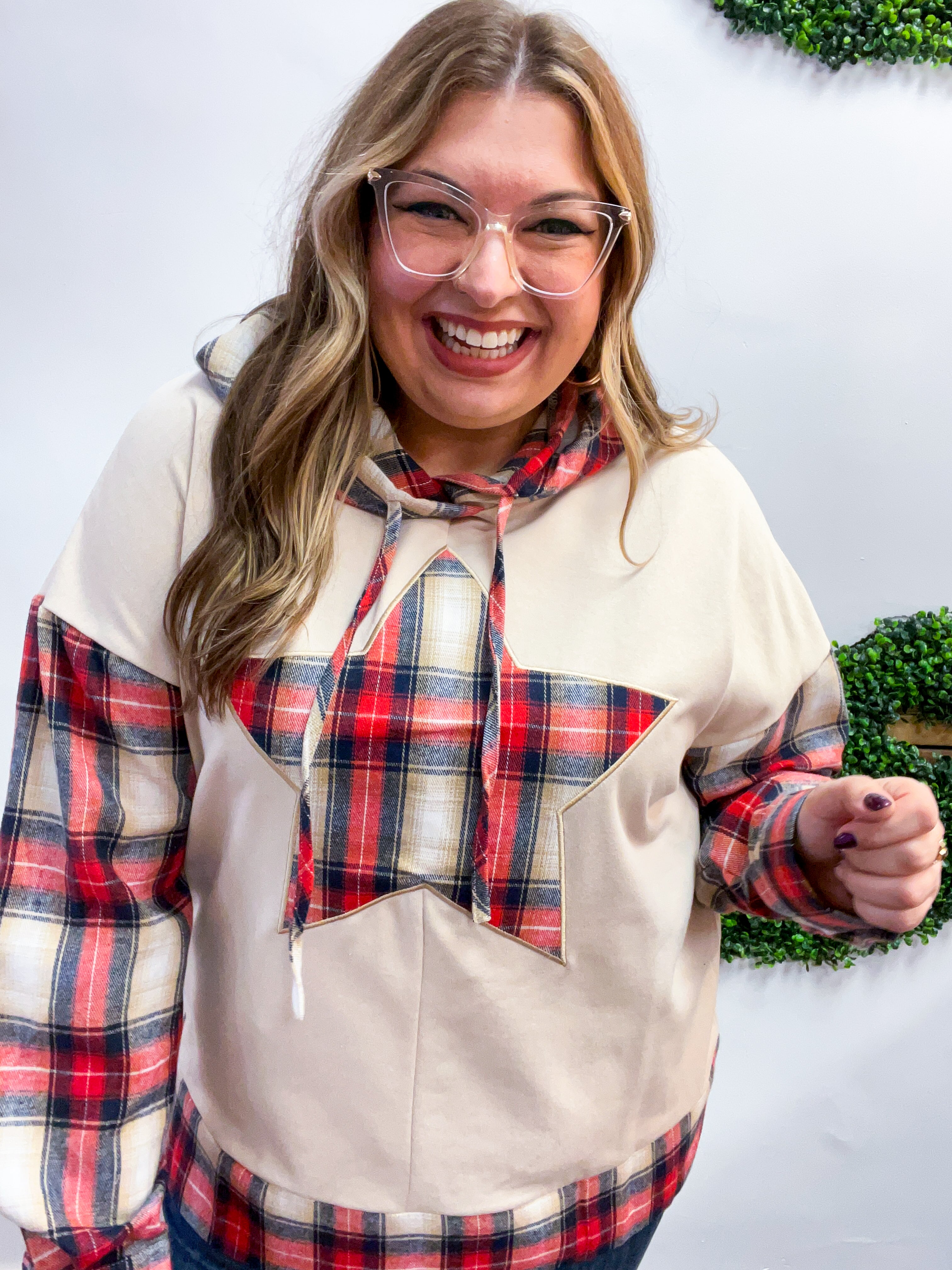 Starlight Plaid Hoodie *FINAL SALE*