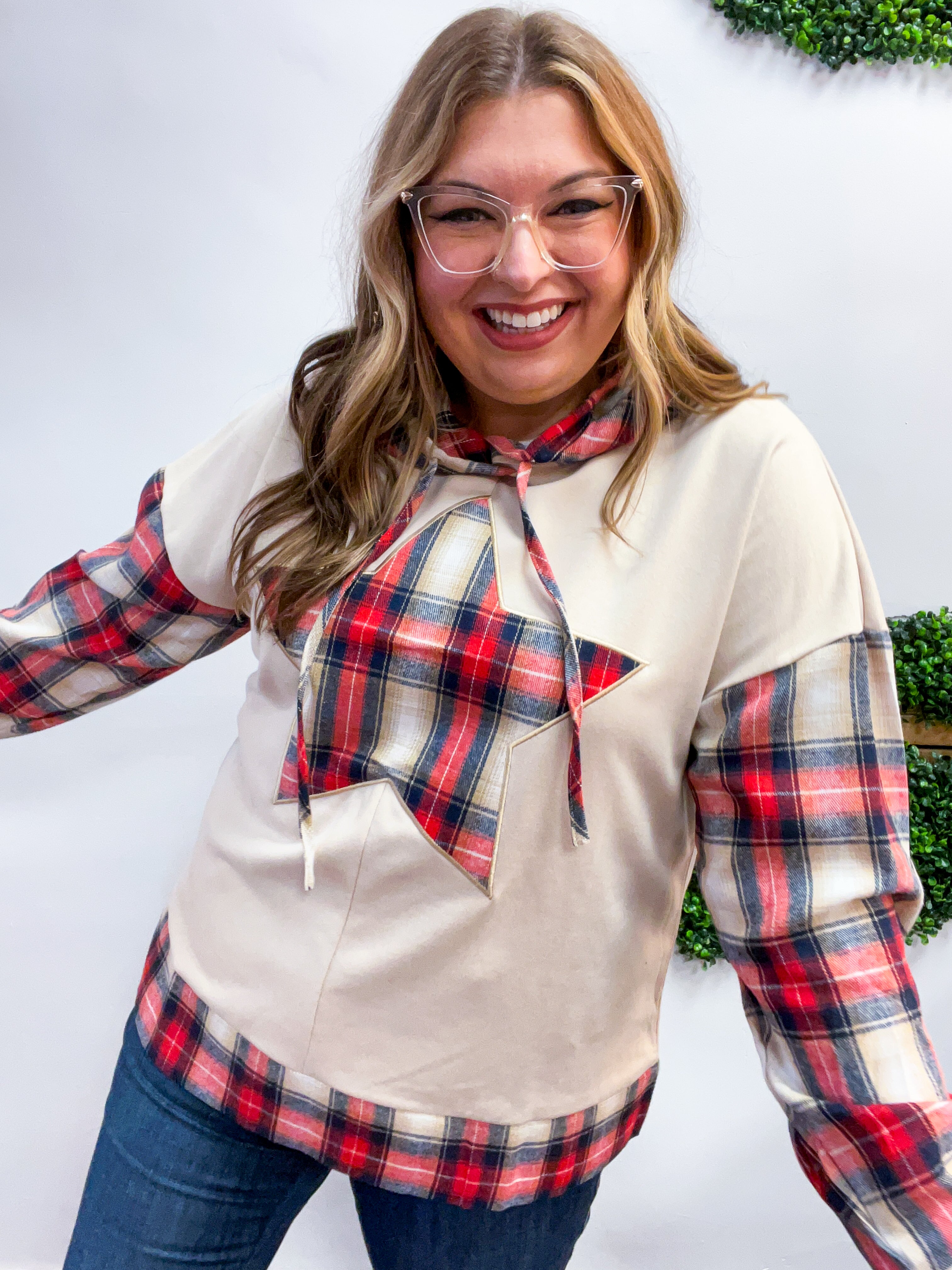 Starlight Plaid Hoodie *FINAL SALE*