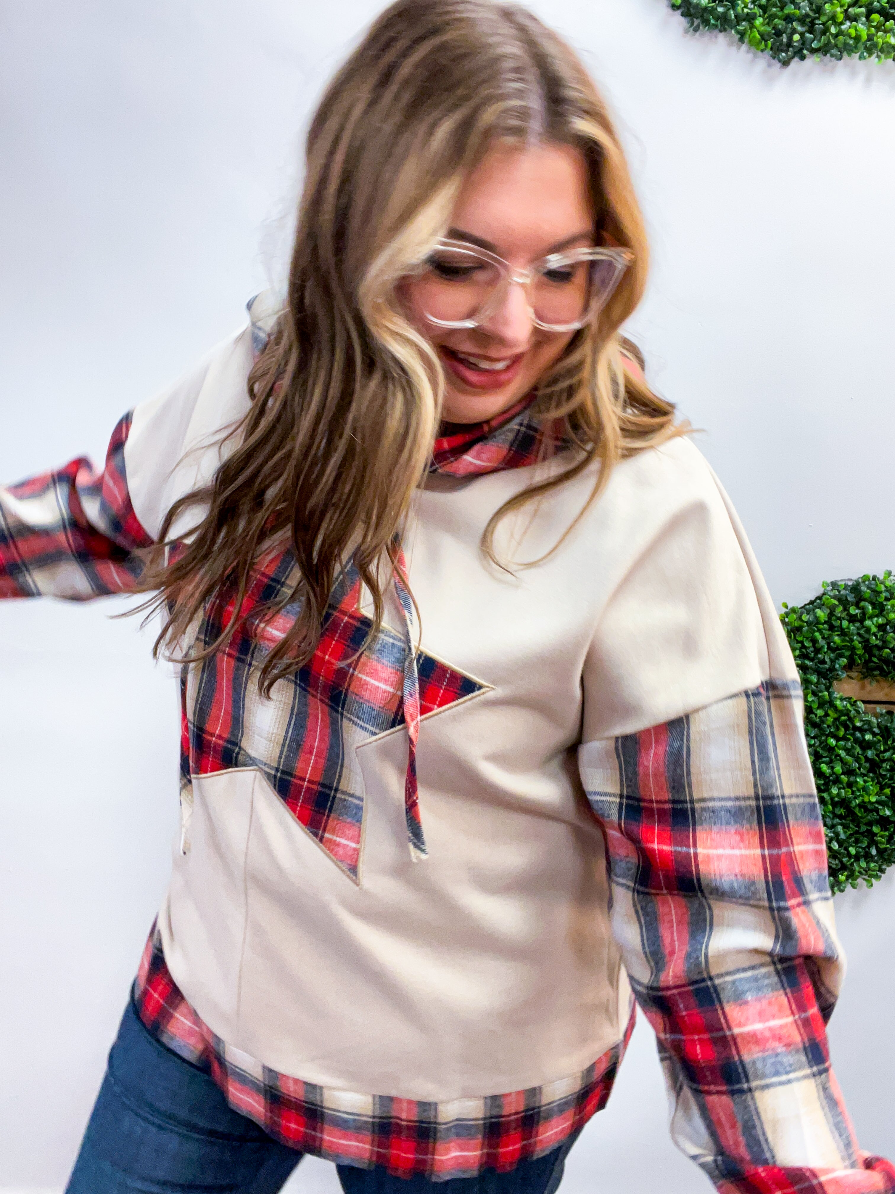 Starlight Plaid Hoodie *FINAL SALE*