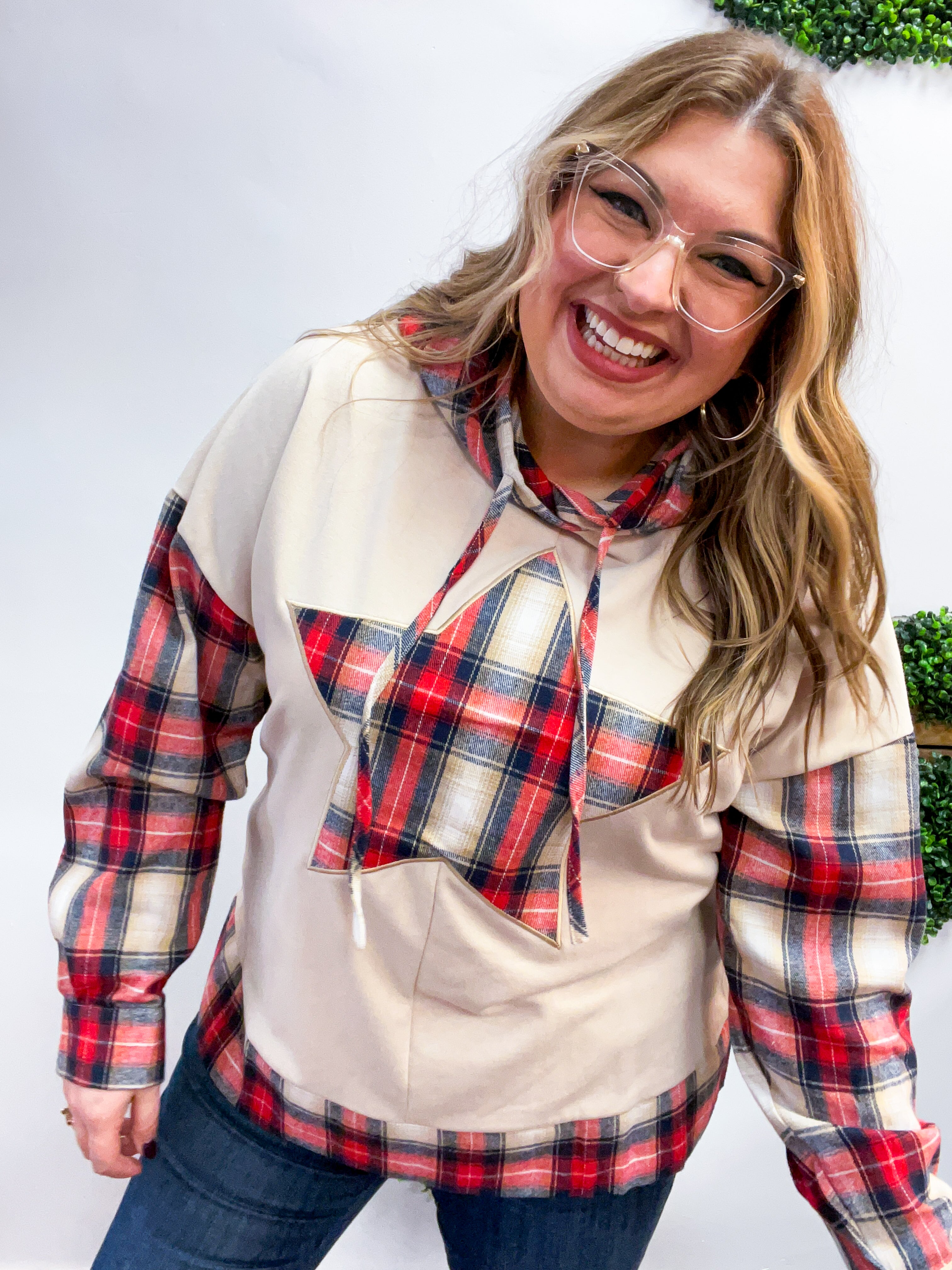 Starlight Plaid Hoodie *FINAL SALE*