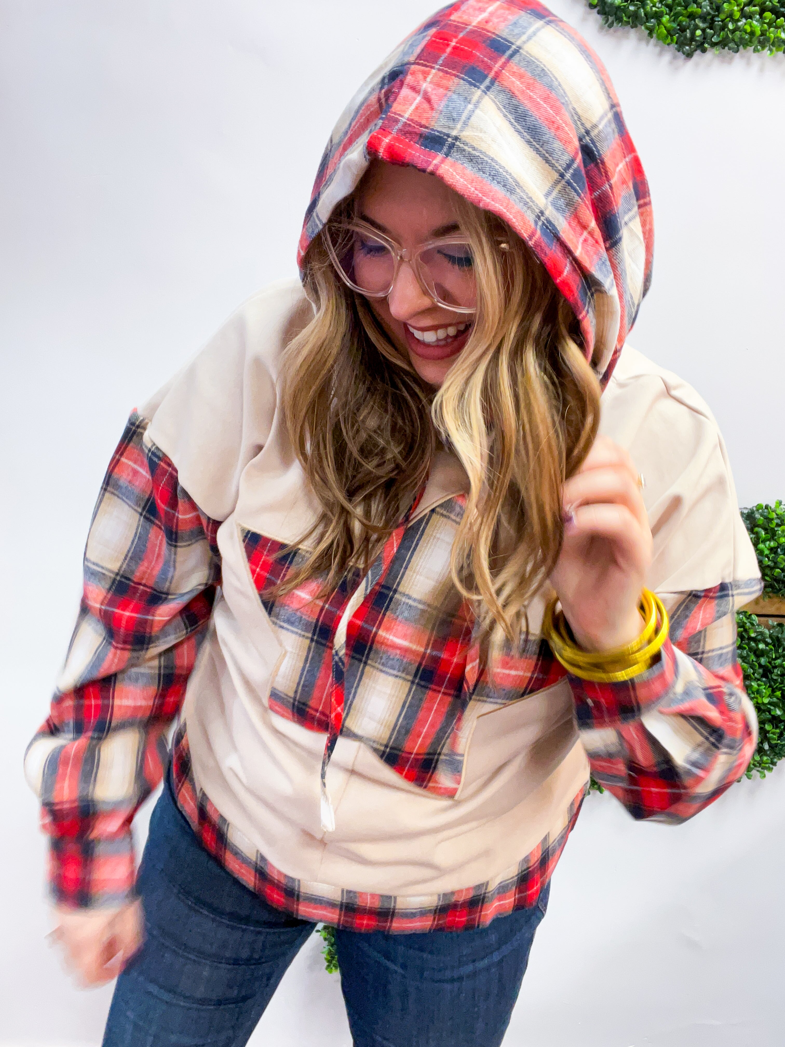 Starlight Plaid Hoodie *FINAL SALE*