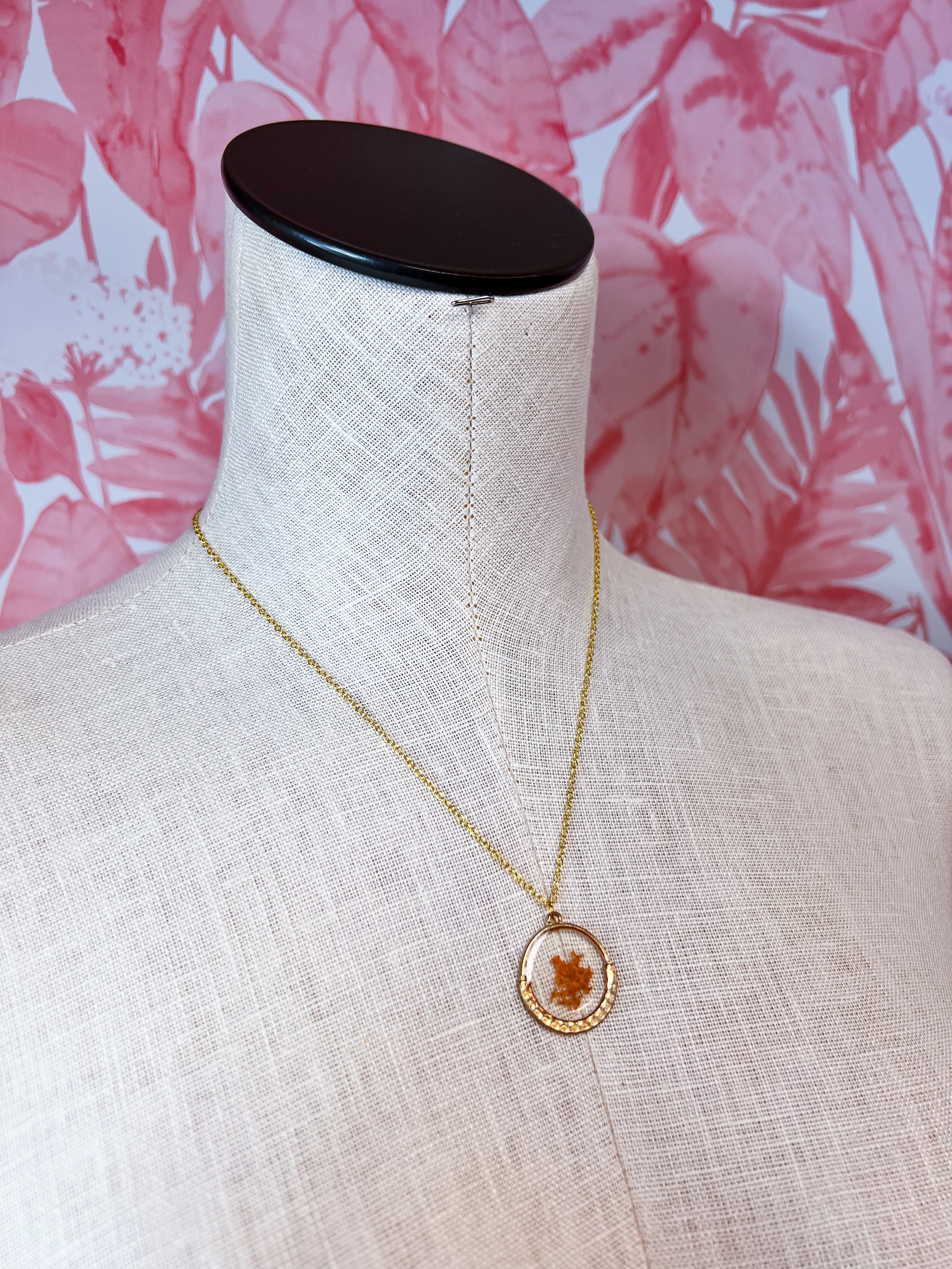 Beverly Jane | Meadow Keepsakes Necklace in Orange