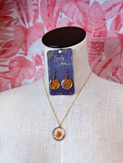 Beverly Jane | Meadow Keepsakes Necklace in Orange