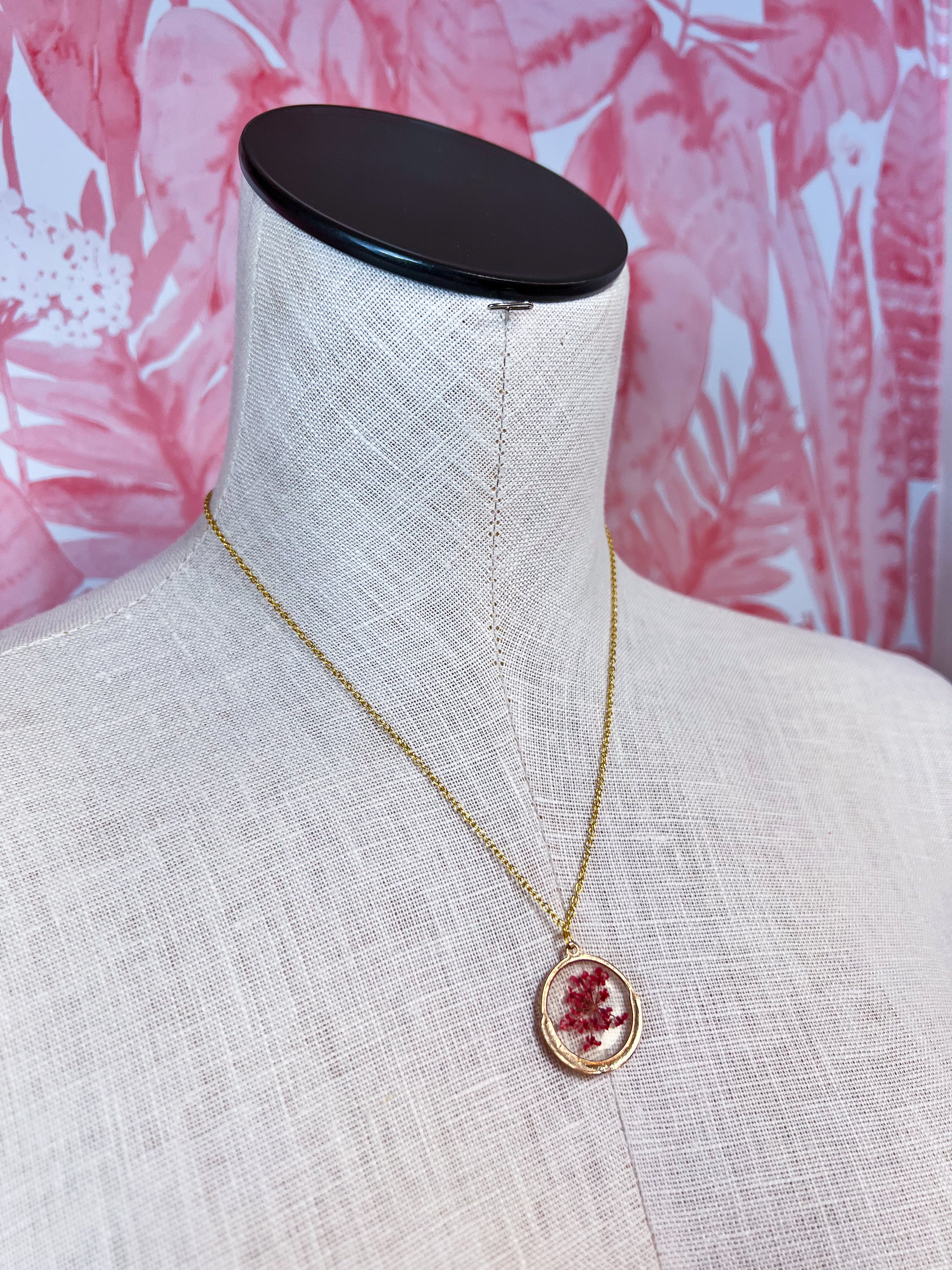Beverly Jane | Meadow Keepsakes Necklace in Red