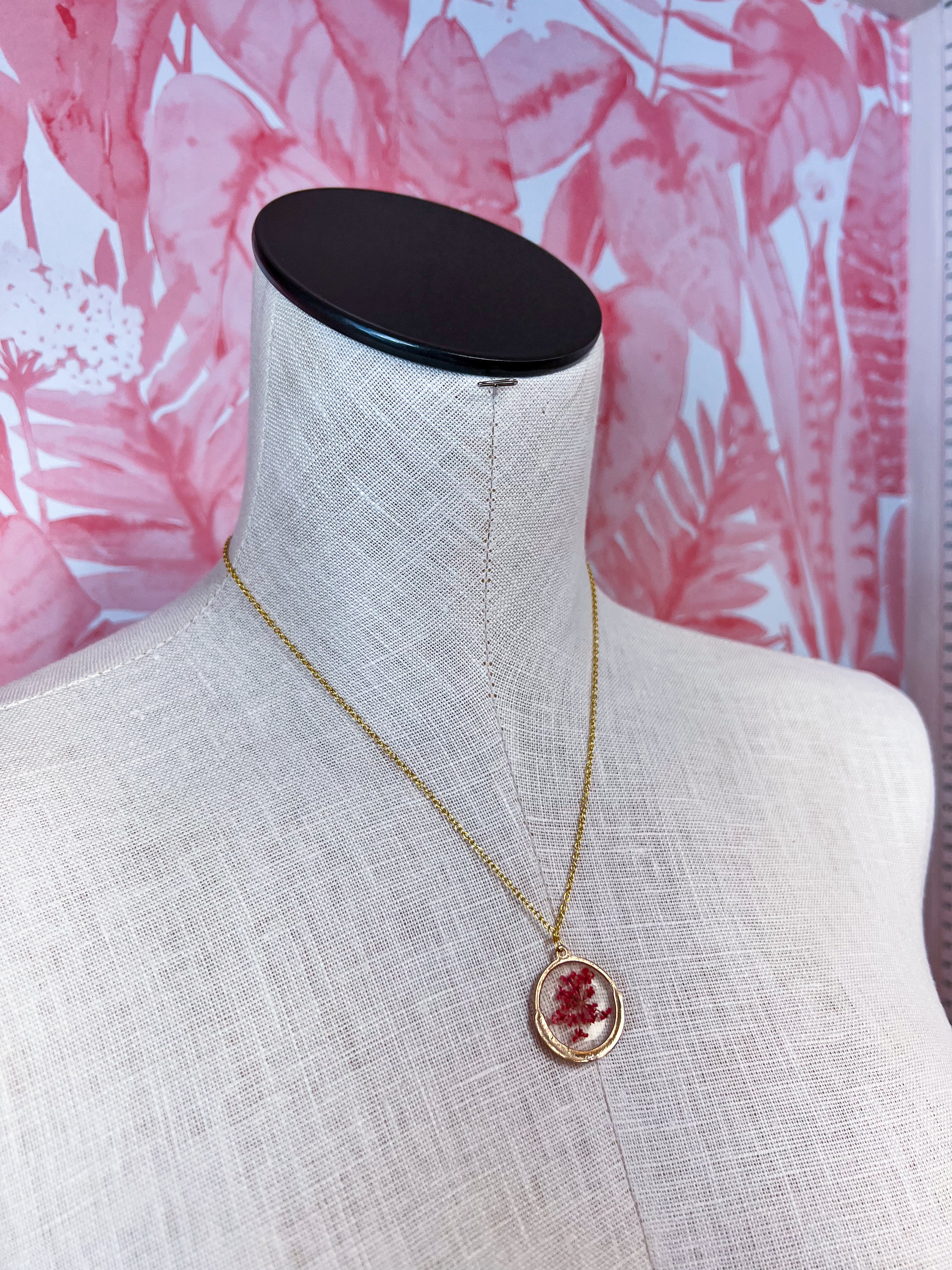 Beverly Jane | Meadow Keepsakes Necklace in Red