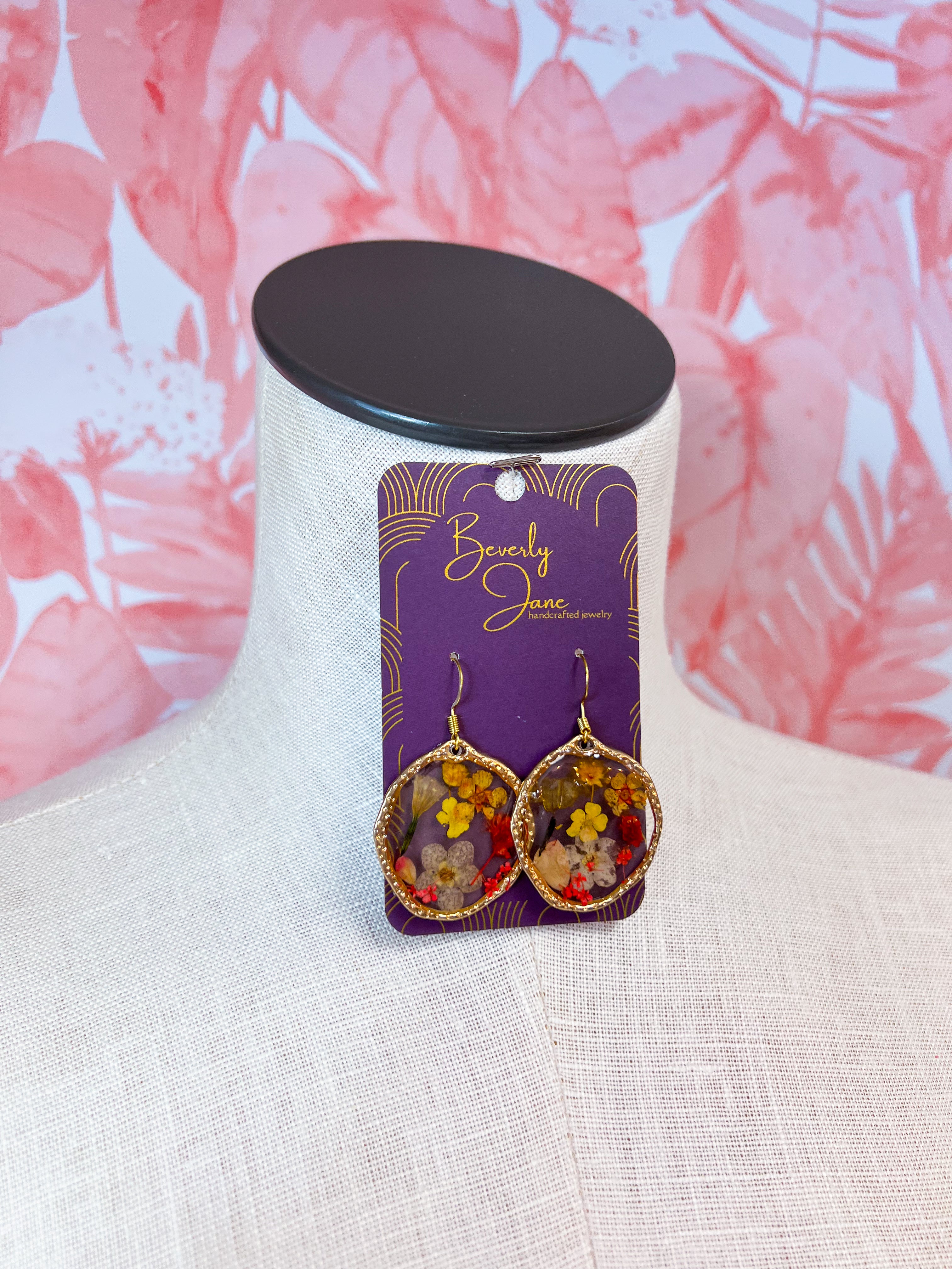 Beverly Jane | Golden Meadow Earrings