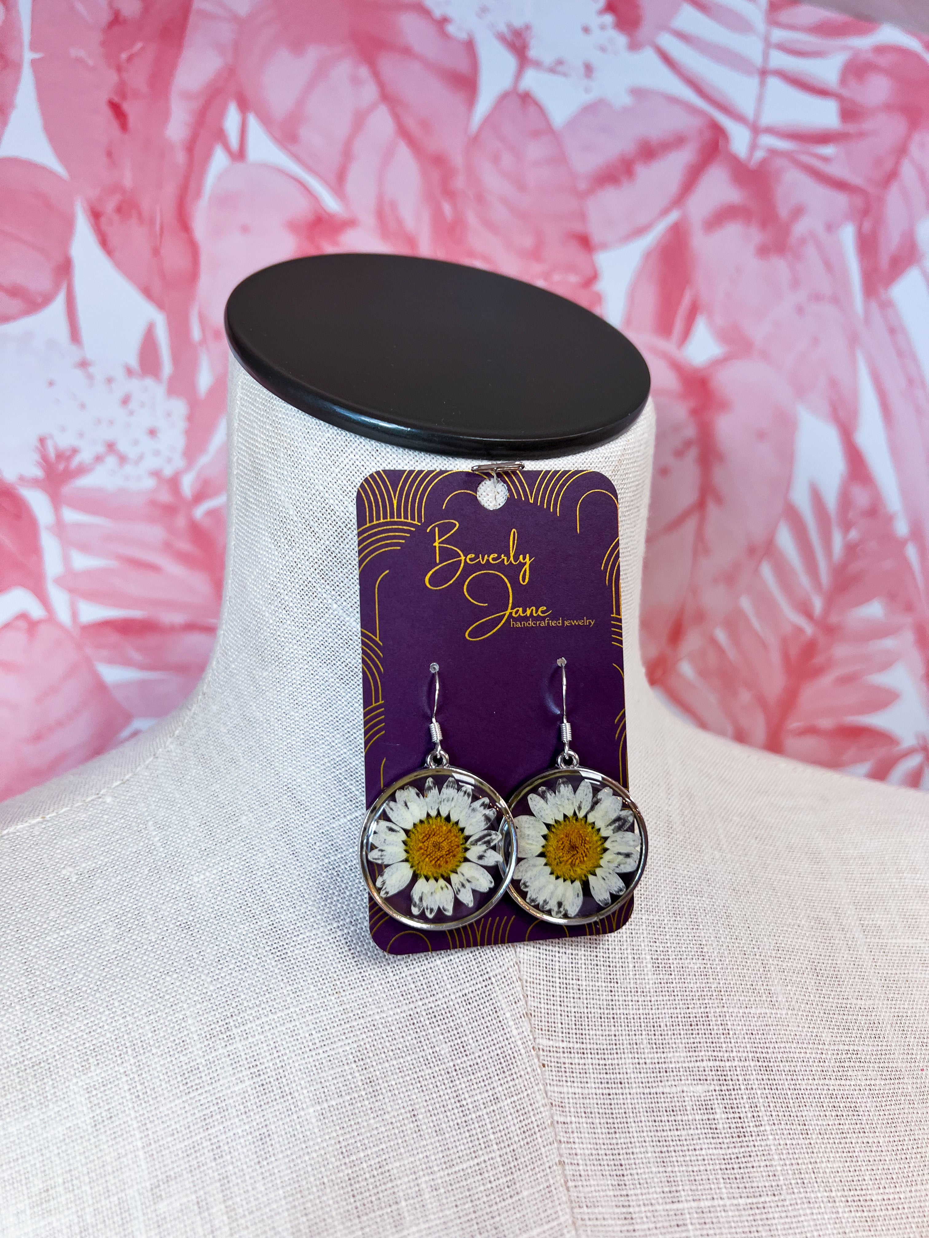 Beverly Jane | Pocketful of Daisies Earrings in Silver