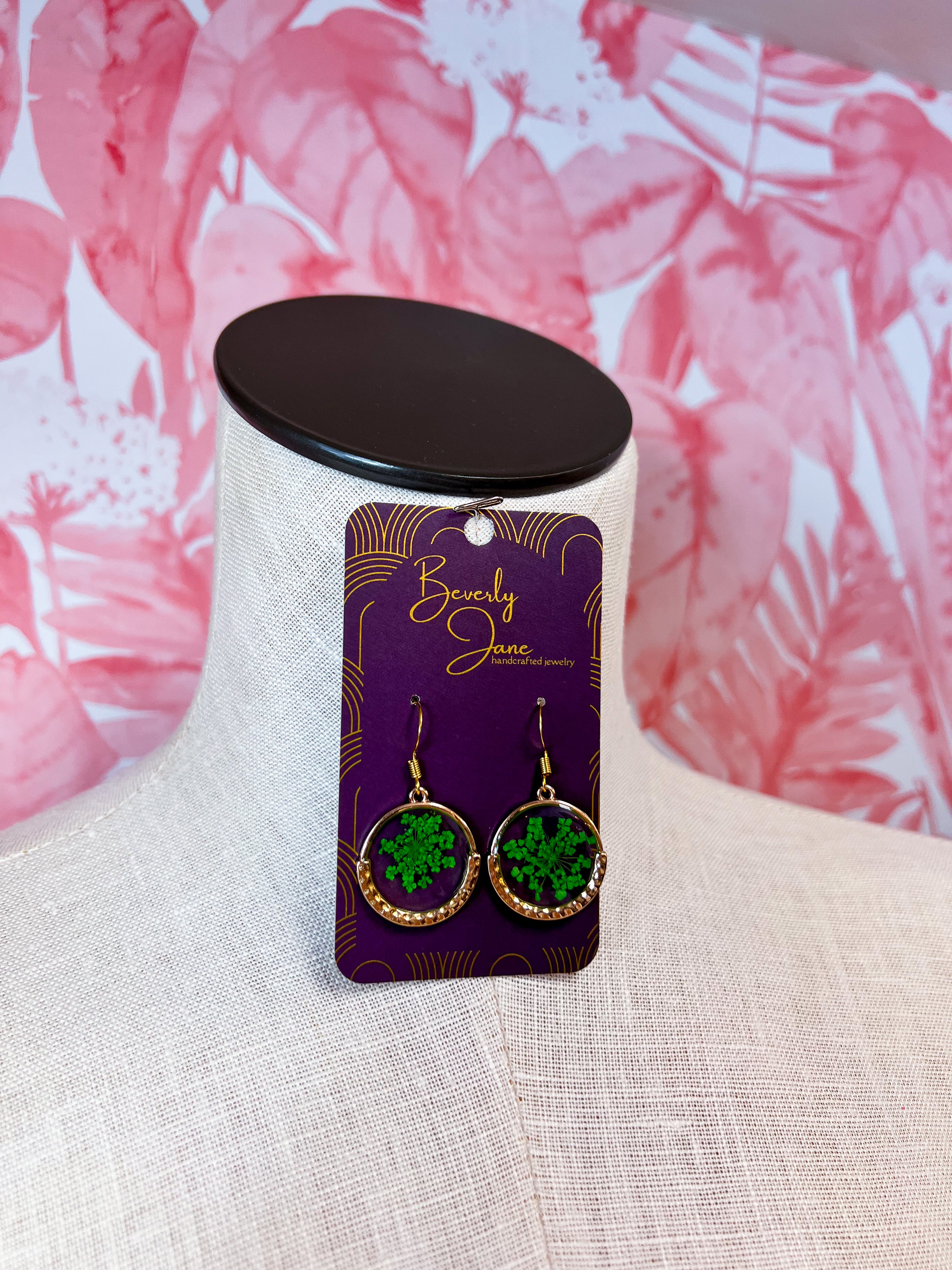 Beverly Jane | Meadow Keepsakes Earrings in Green