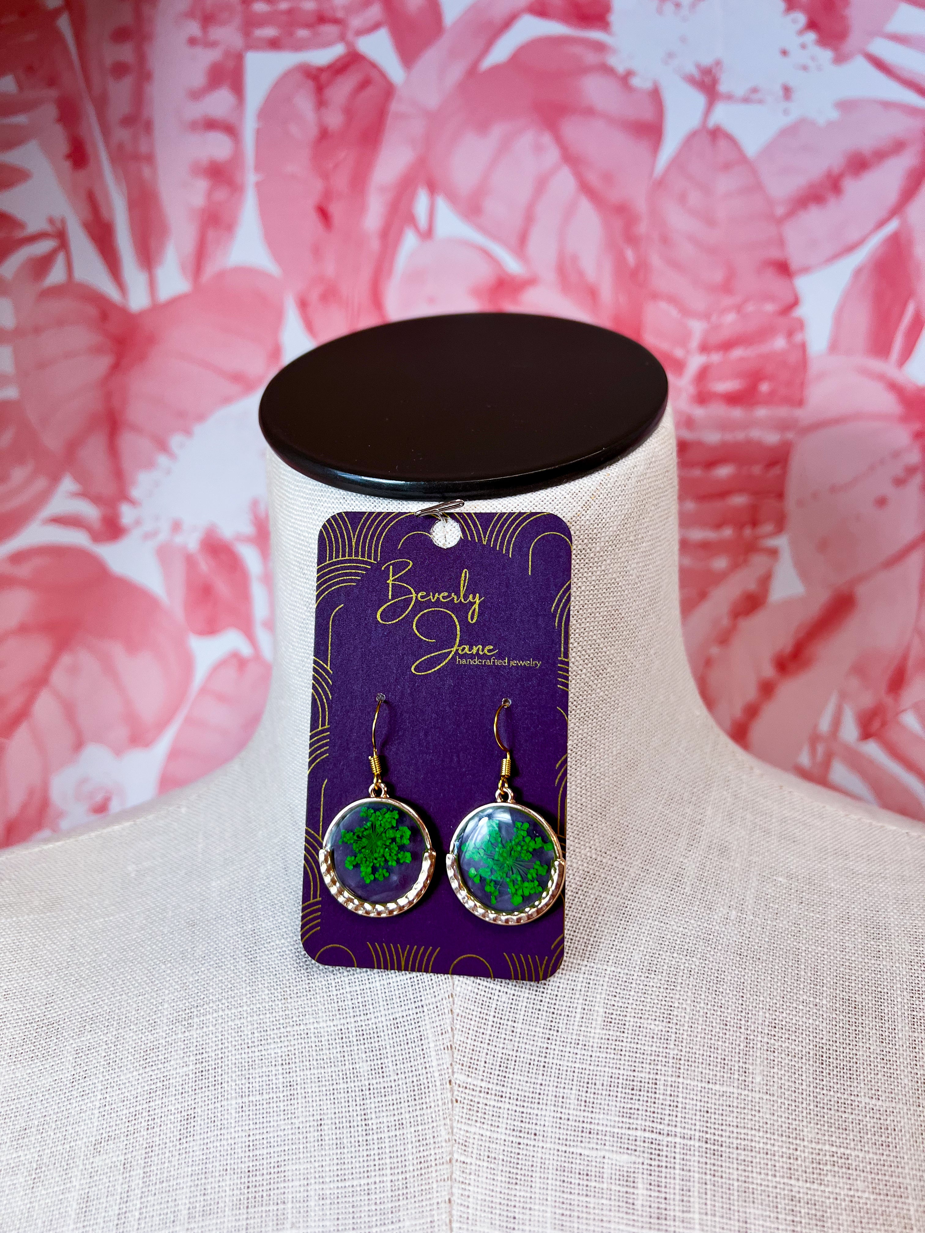 Beverly Jane | Meadow Keepsakes Earrings in Green