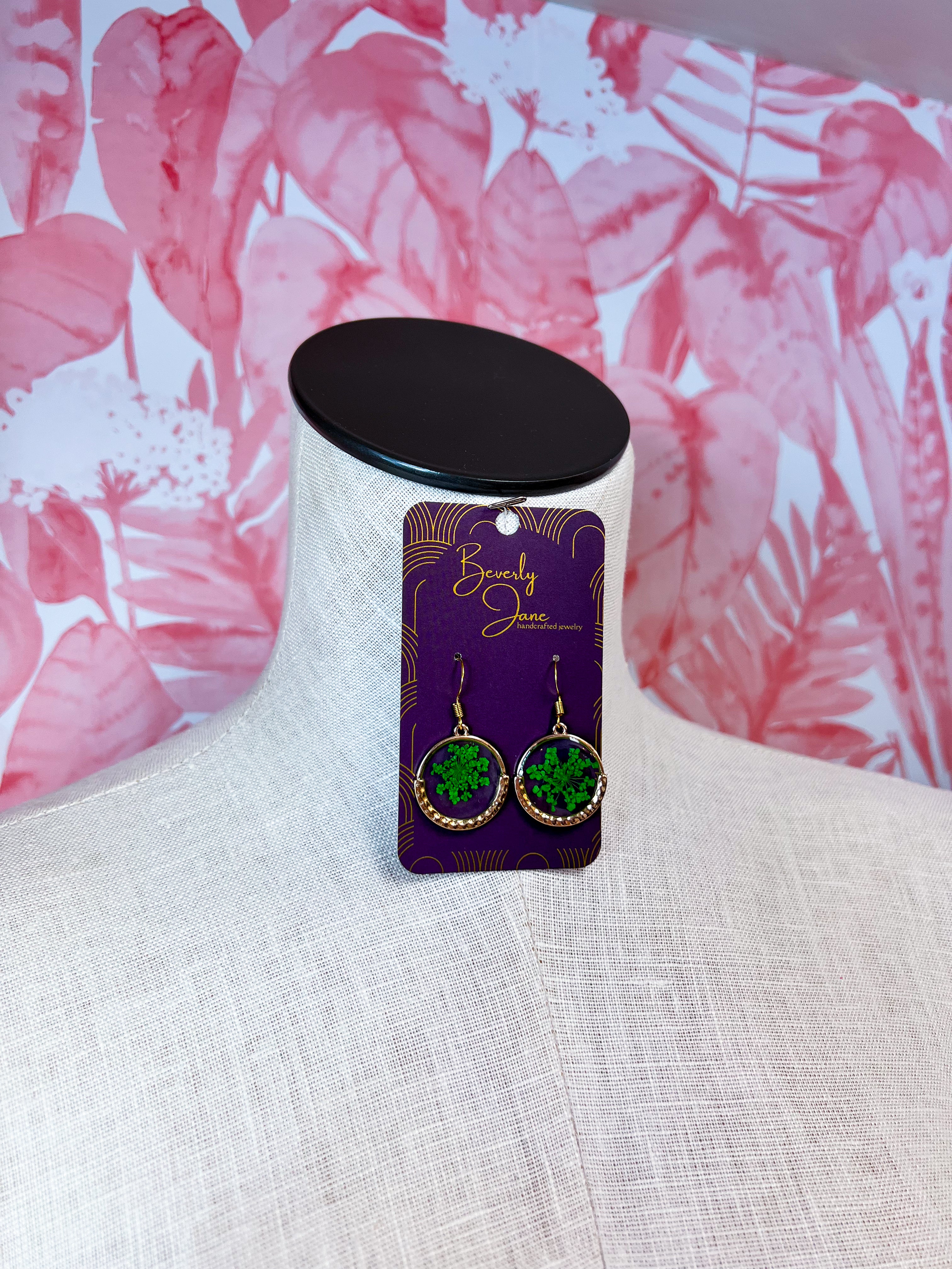 Beverly Jane | Meadow Keepsakes Earrings in Green