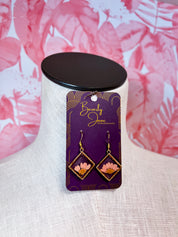 Beverly Jane |  Petal Pop Squares Earrings – Pink Bloom