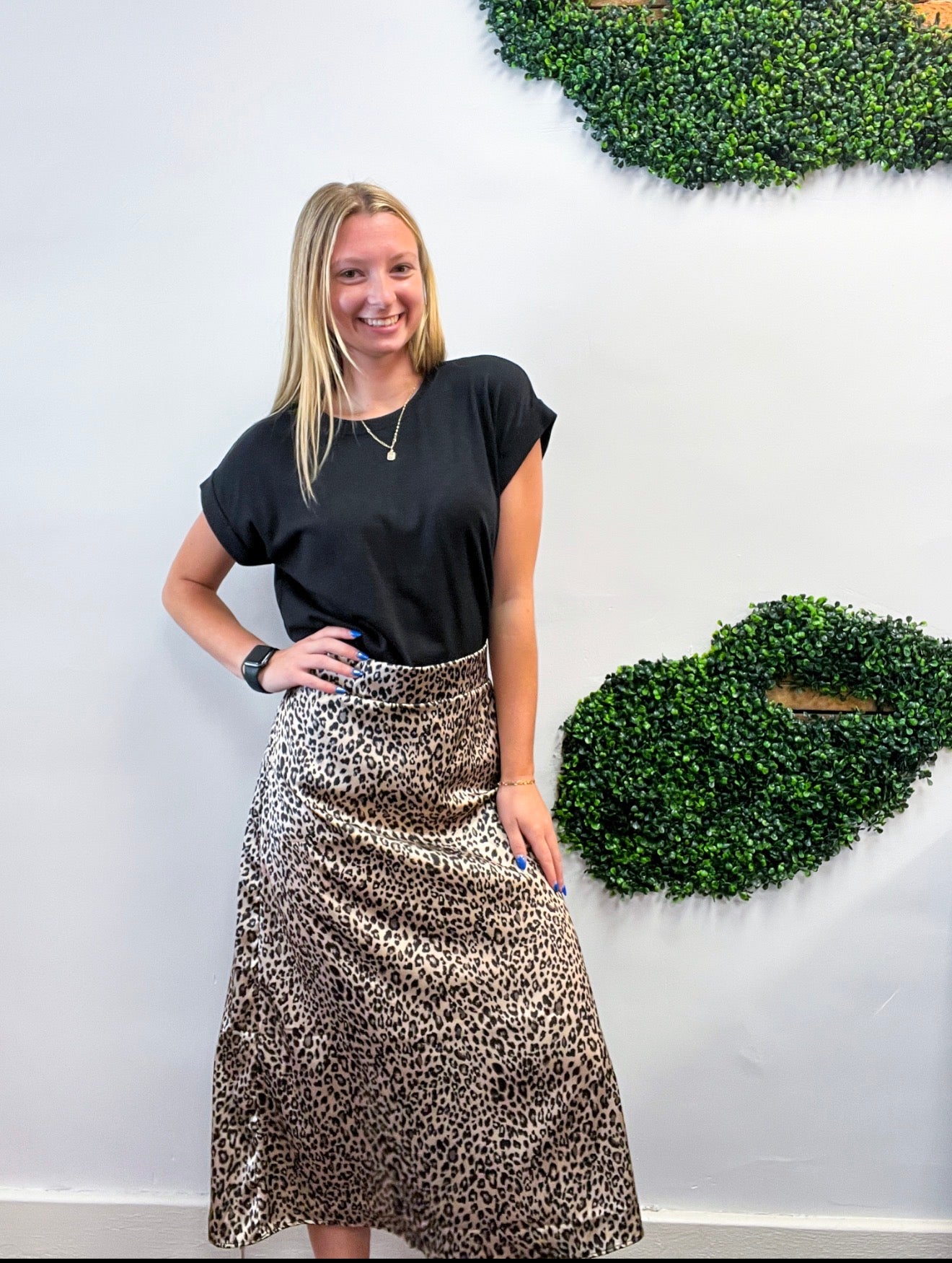 Feline Flair Midi Skirt *FINAL SALE*