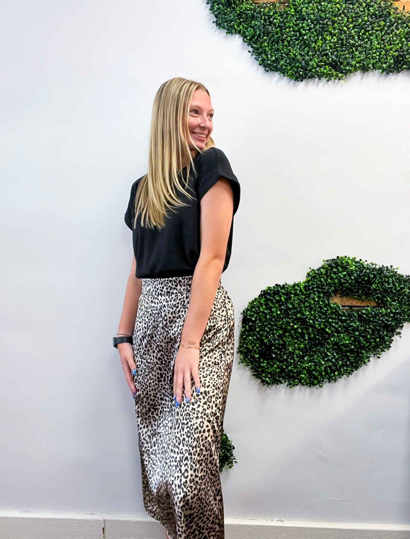 Feline Flair Midi Skirt *FINAL SALE*