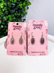 Sparkling Oasis Earrings in Amethyst