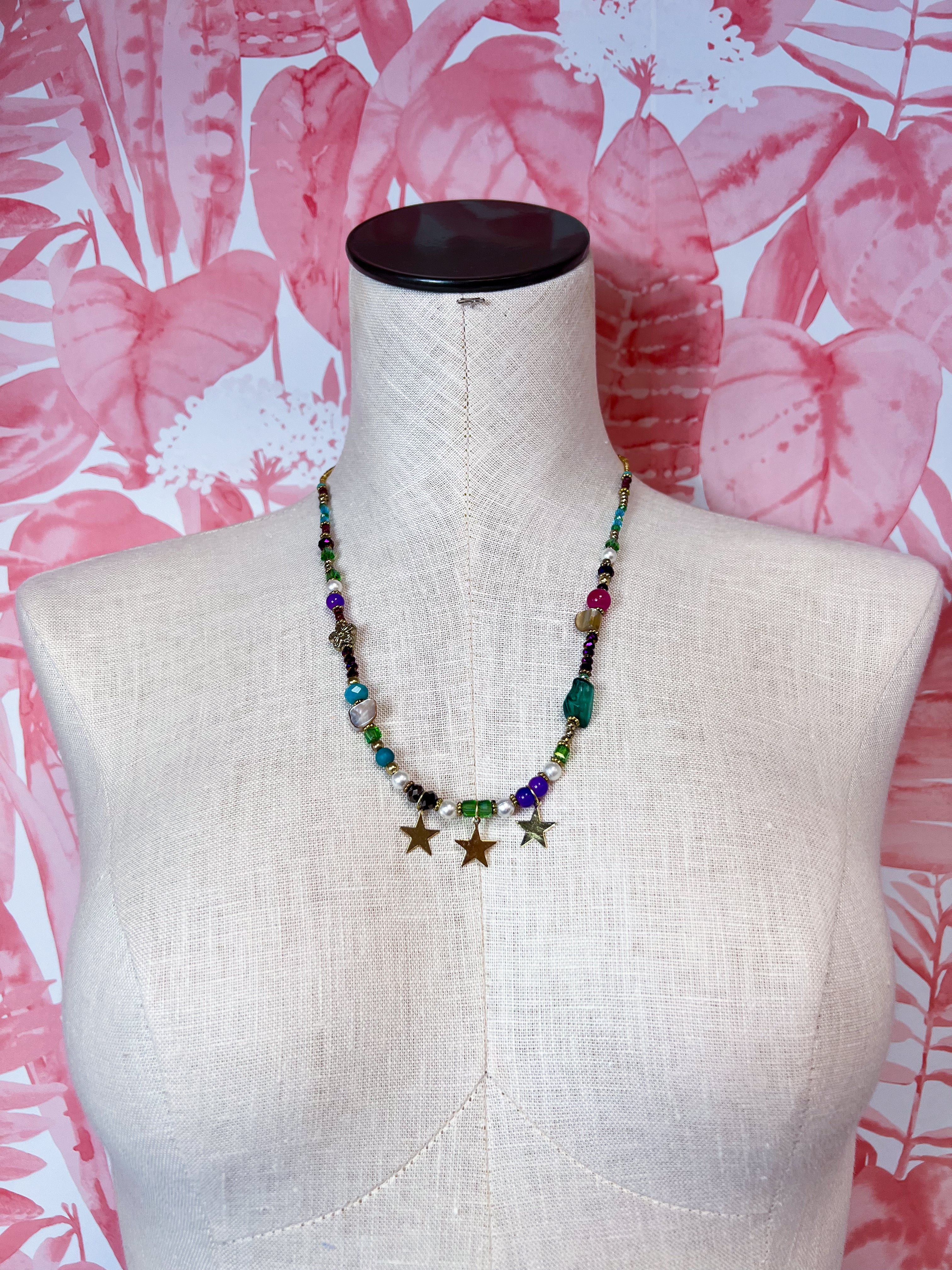Myra | Tri-Star Trail Necklace