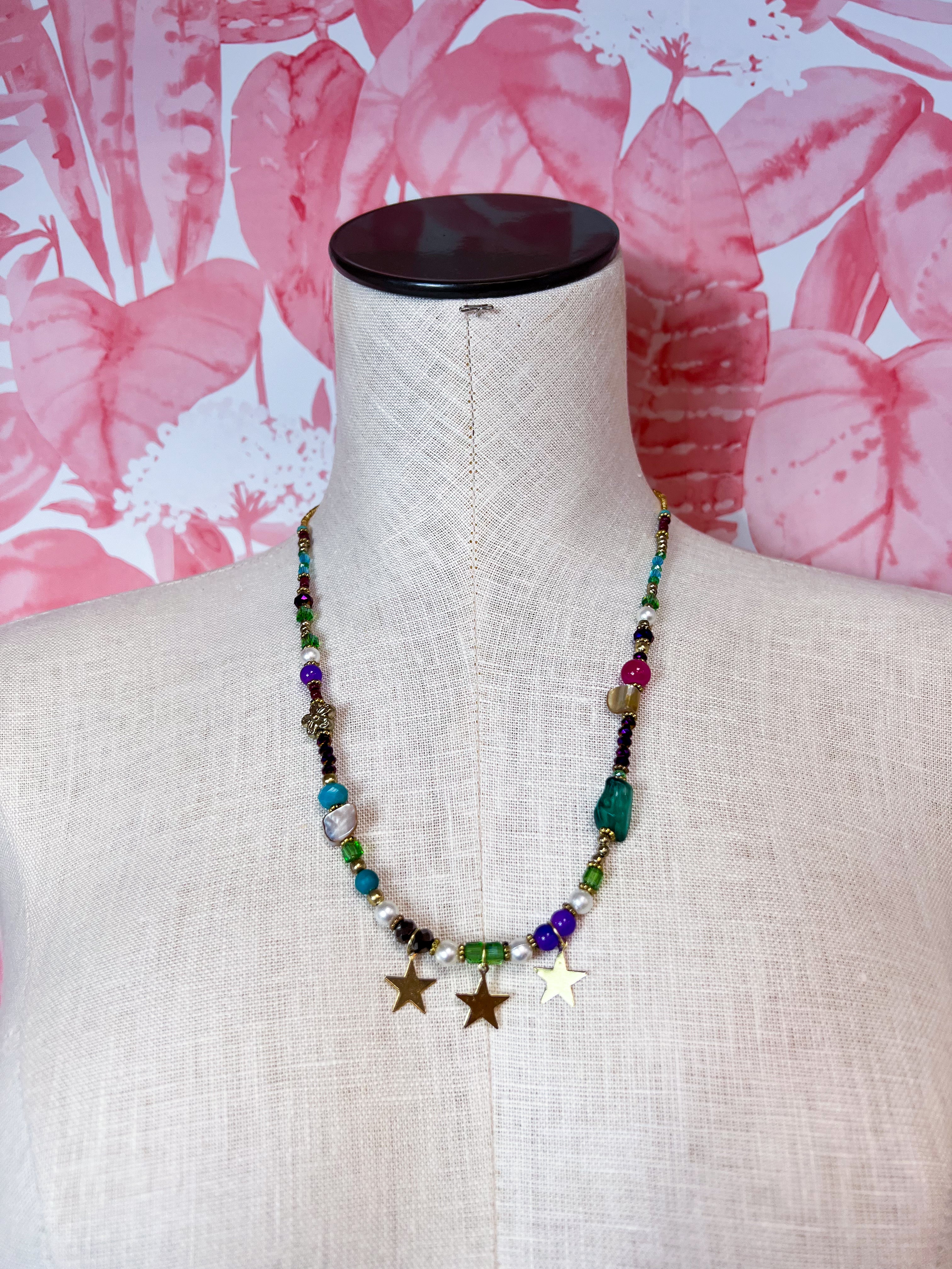 Myra | Tri-Star Trail Necklace