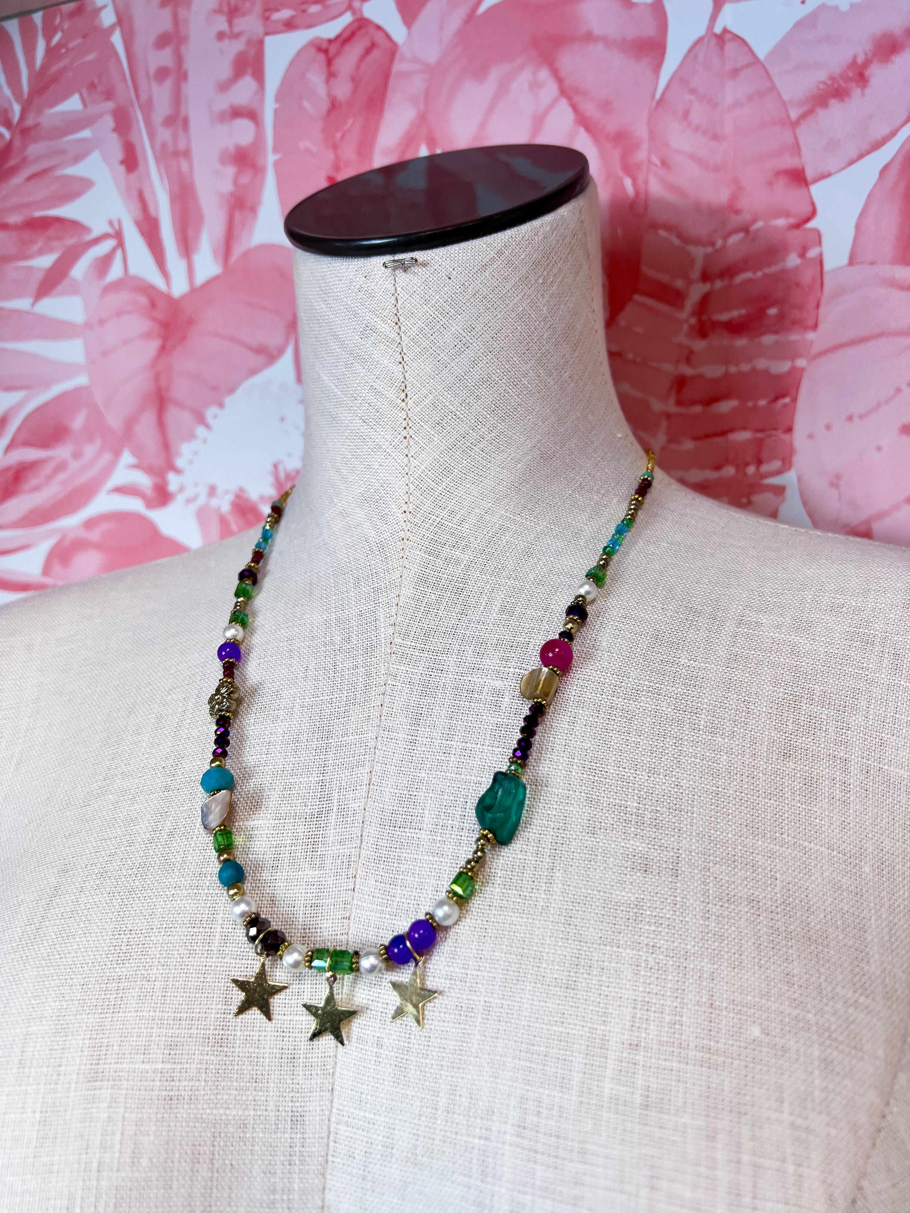 Myra | Tri-Star Trail Necklace