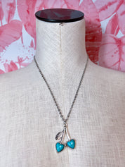 Myra | Dangling Hearts Necklace
