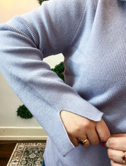 Lavender Lovin’ Collared Sweater