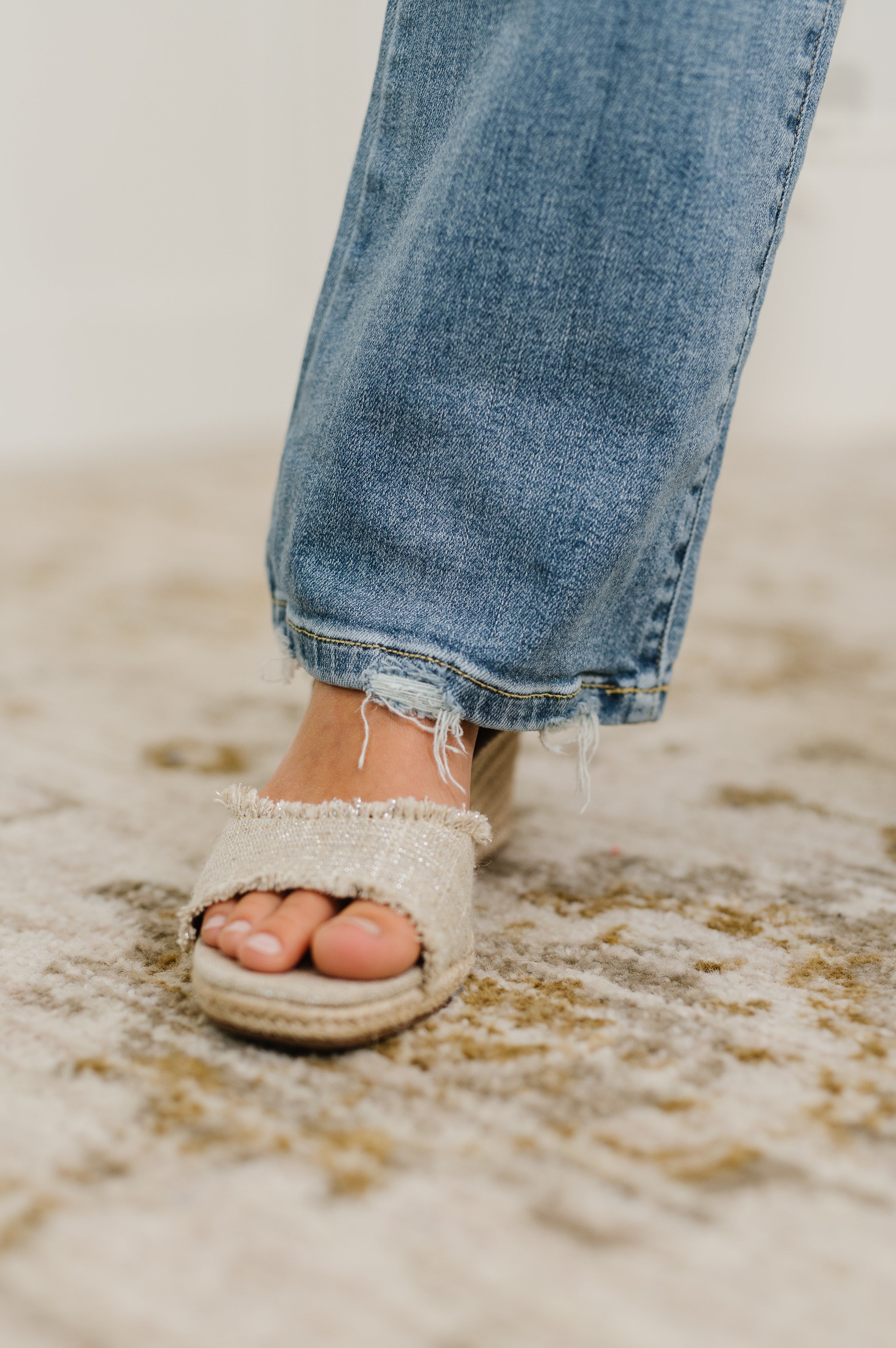 Mid Rise Vintage Wash Bootcut Judy Blue Jeans