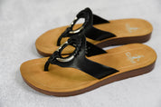 Ring my Bell Corkys Sandals in Black