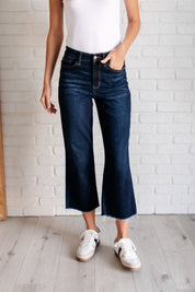 High Rise Cropped Wide Leg Judy Blue Jeans