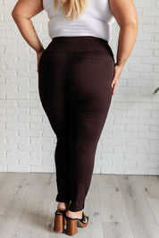 Dear Scarlett Magic Skinny 28" Pants in Chocolate