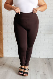 Dear Scarlett Magic Skinny 28" Pants in Chocolate