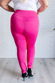 Dear Scarlett Magic Skinny 28" Pants in Hot Pink