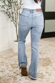 High Rise Shield Pocket Flare Judy Blue Jeans