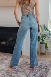 Mid Rise Wide Leg Judy Blue Jeans